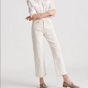 Lucky Brand Mid-Rise Wide Leg Crop